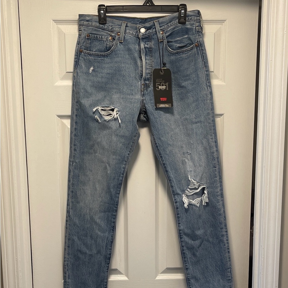 Women’s Levi's 501 skinny ripped Jeans